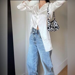 Princess Polly Asymmetrical Jeans